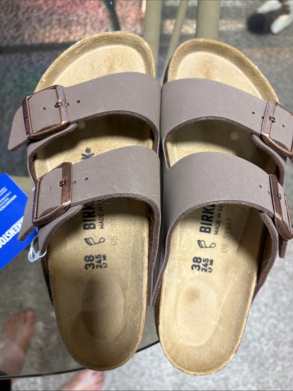 Birkenstock Women’s Brown Arizona Buckle Sandals